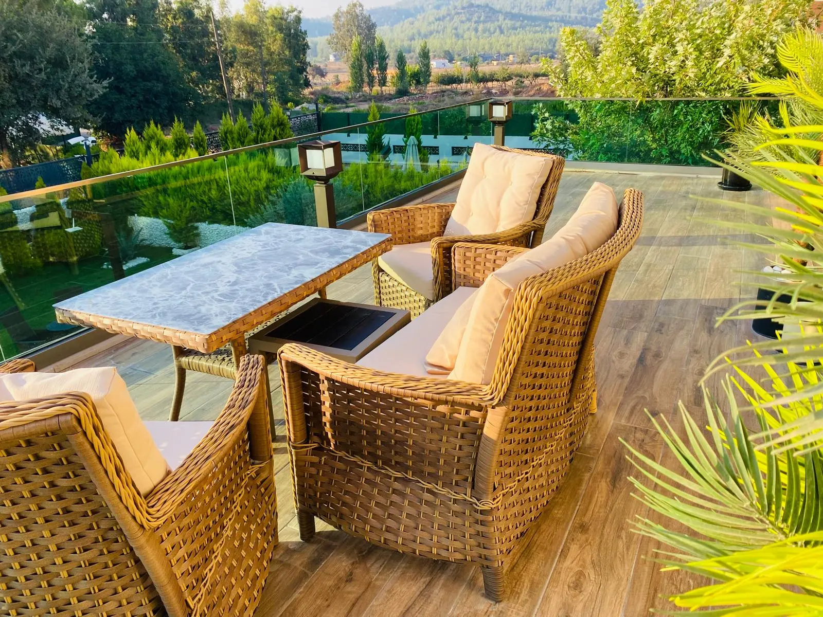 Large terrace